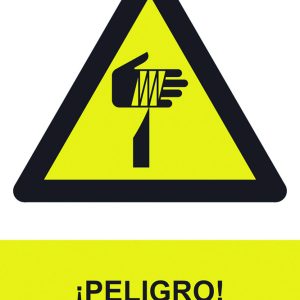 SEÑAL 210X300MM PVC PELIGRO RI
