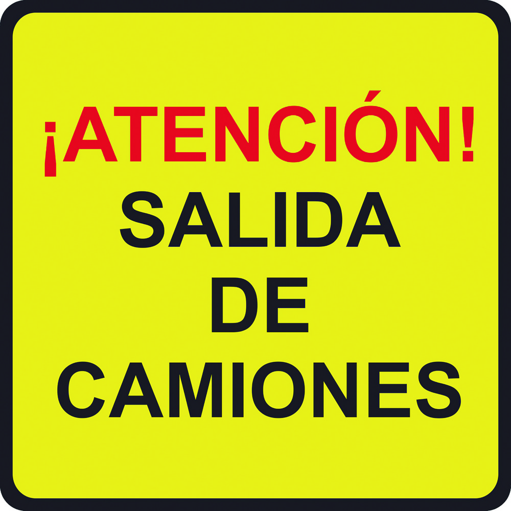 SEÑAL VIAL 500X500MM METALICA