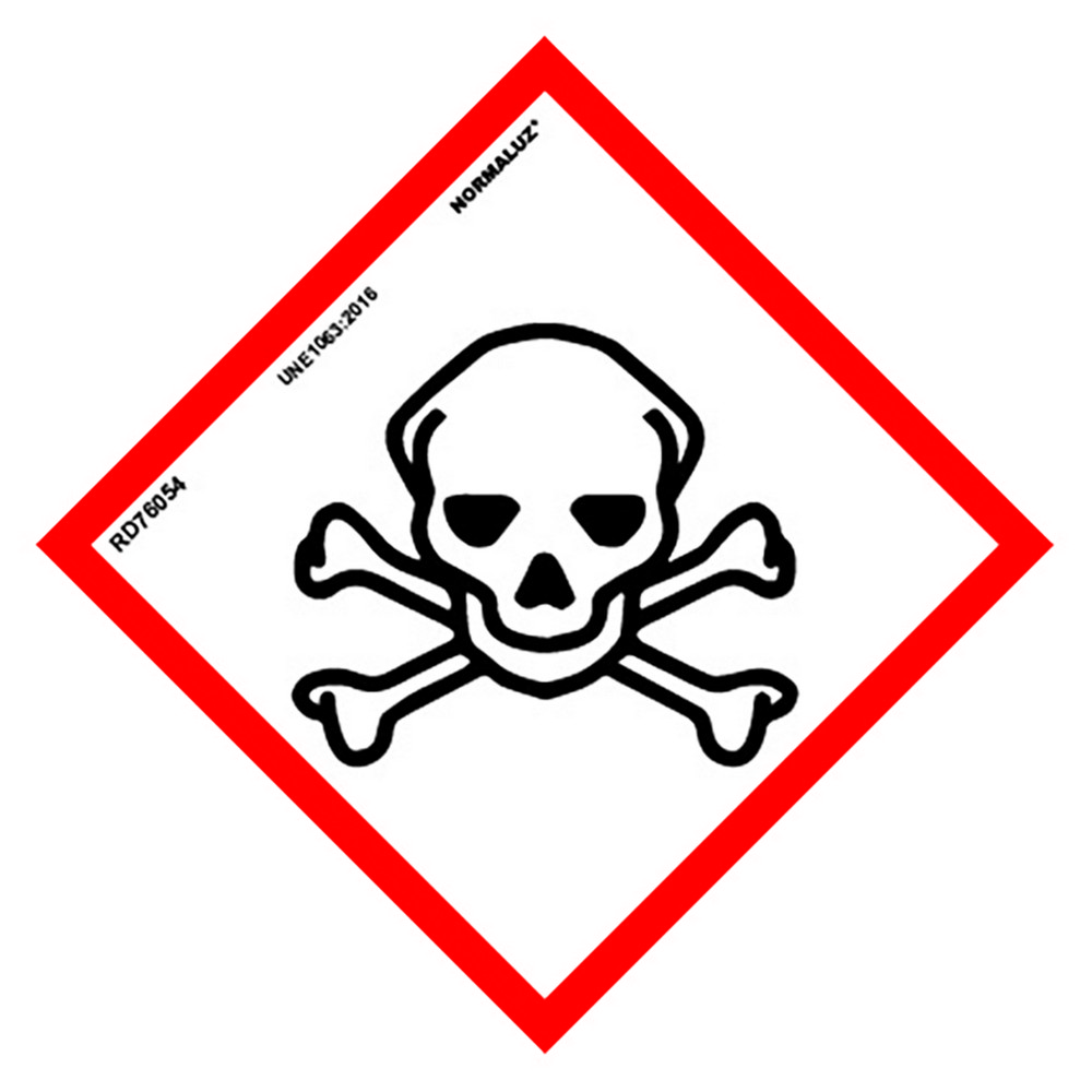 SEÑAL 150X150MM PVC PRODUCTO Q