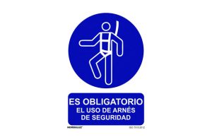 SEÑAL 210X300MM PVC USO OBLIGA