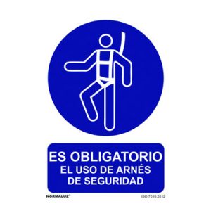 SEÑAL 210X300MM PVC USO OBLIGA