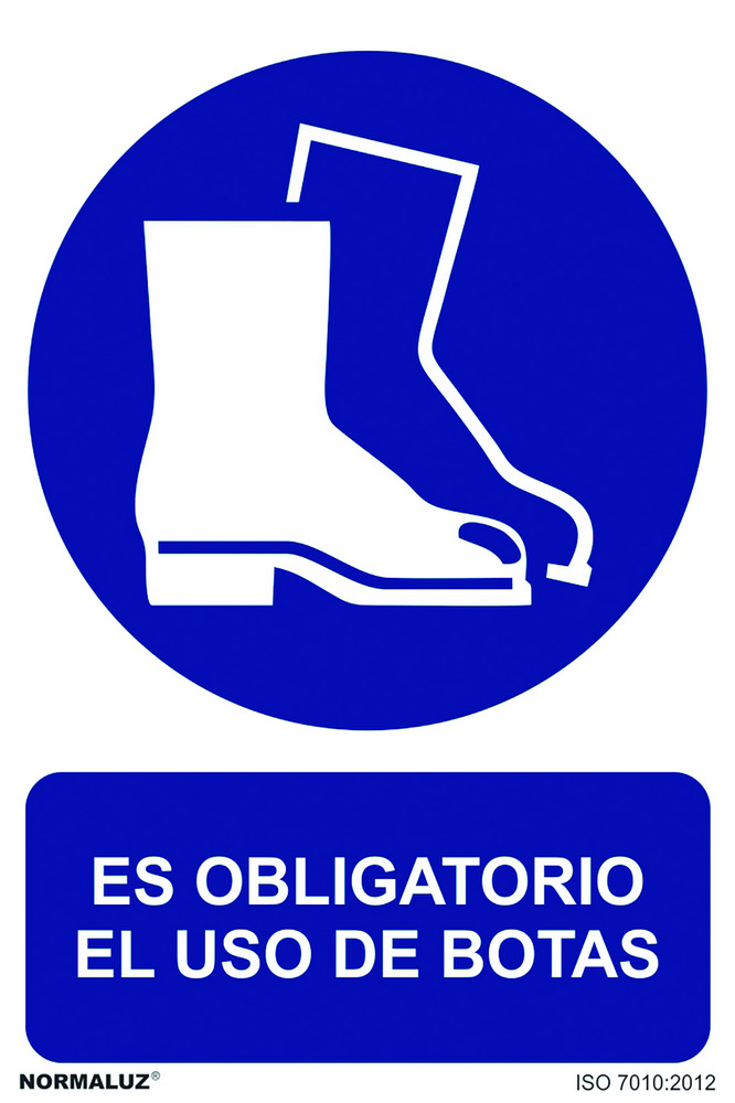 SEÑAL 210X300MM PVC USO OBLIGA