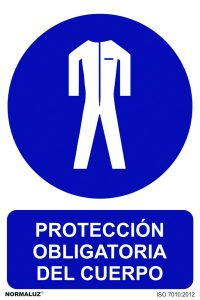 SEÑAL 210X300MM PVC USO OBLIGA