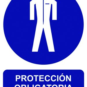 SEÑAL 210X300MM PVC USO OBLIGA