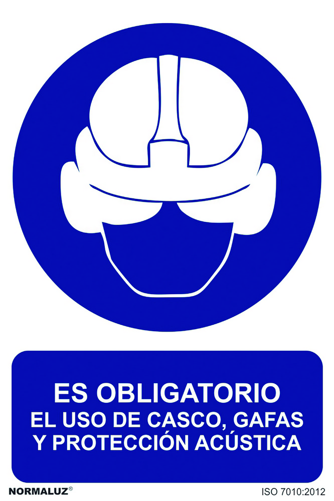 SEÑAL 210X300MM PVC OBLIGATORI