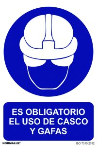 SEÑAL 210X300MM PVC USO OBLIGA