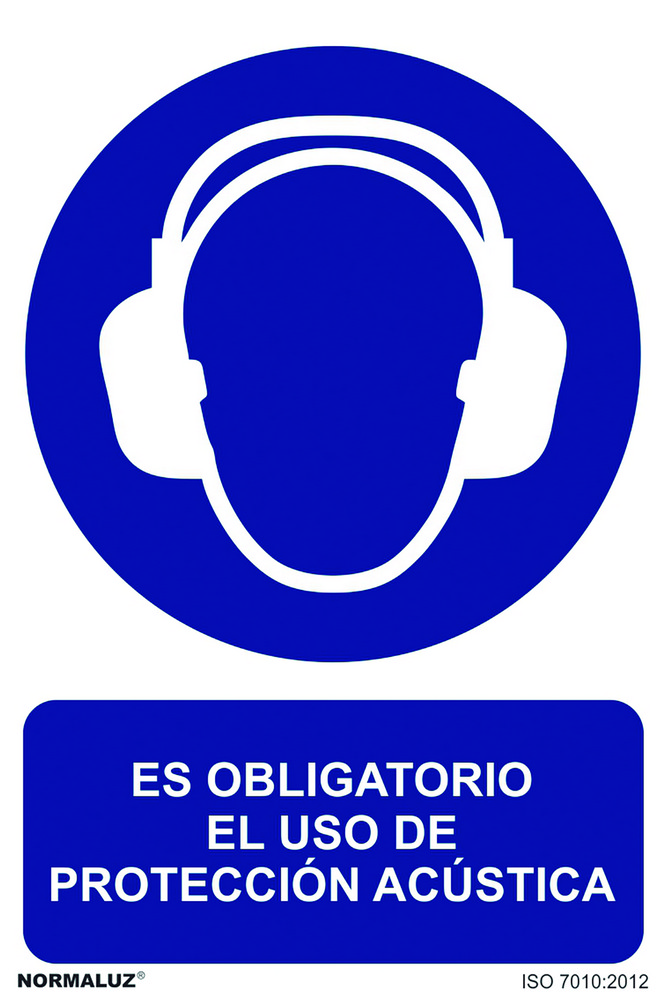 SEÑAL 210X300MM PVC USO OBLIGA