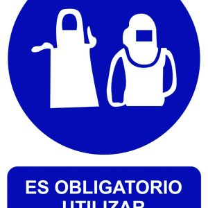 SEÑAL 210X300MM PVC USO OBLIGA