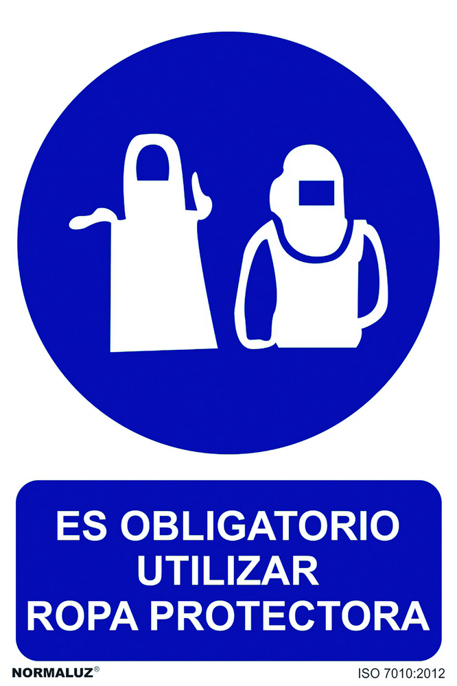 SEÑAL 210X300MM PVC USO OBLIGA