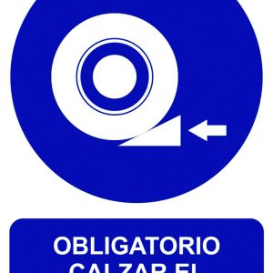 SEÑAL 210X300MM PVC CALZAR EL