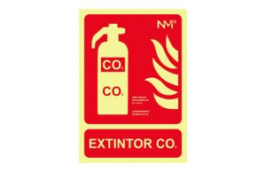 SEÑAL 210X300MM PVC LUMI EXTIN