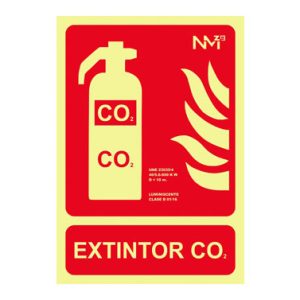 SEÑAL 210X300MM PVC LUMI EXTIN