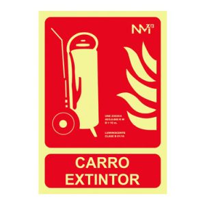 SEÑAL 210X300MM PVC LUMI CARRO