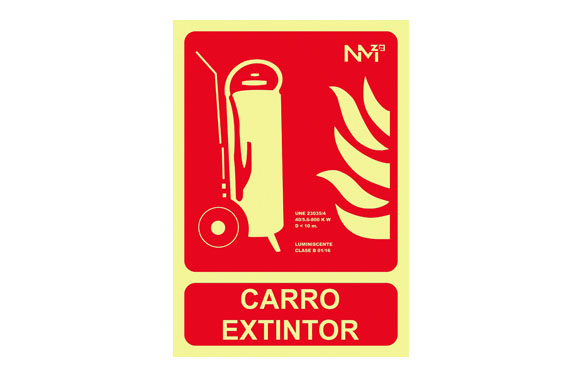 SEÑAL 210X300MM PVC LUMI CARRO