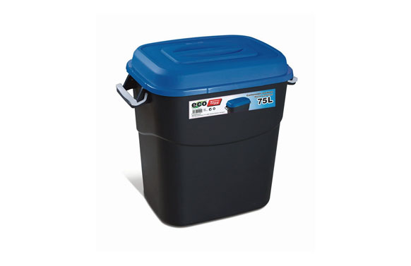 CONTENEDOR BAS. 75LT ASAS/TAPA