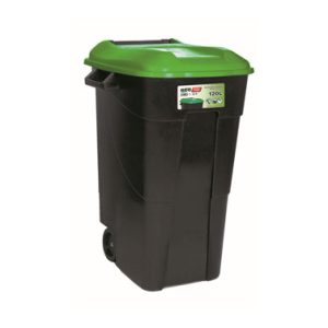 CONTENEDOR BAS. 120LT C/RUED/A