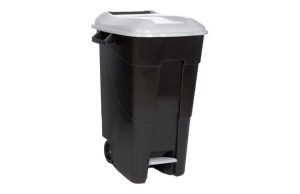 CONTENEDOR NEGRO CON PEDAL 120