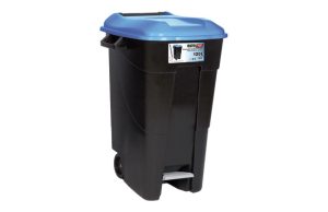CONTENEDOR NEGRO CON PEDAL 120