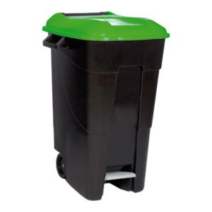 CONTENEDOR NEGRO CON PEDAL 120