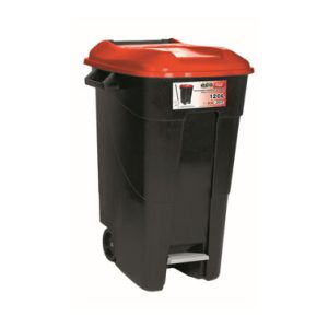 CONTENEDOR BAS. 120LT C/RUED/P