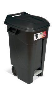 CONTENEDOR BAS. 120LT C/RUED/P