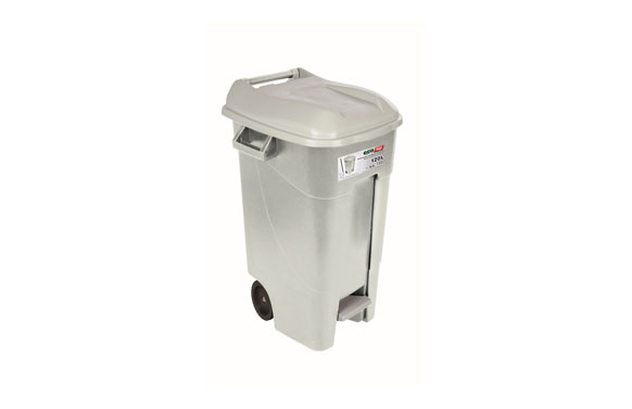 CONTENEDOR BAS. 120LT C/RUED/P