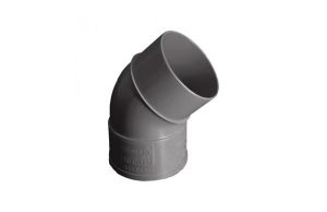 CODO EVAC M-H 45º 090MMØ PVC
