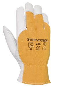 GUANTE PIEL FLOR CABRA DORSO A