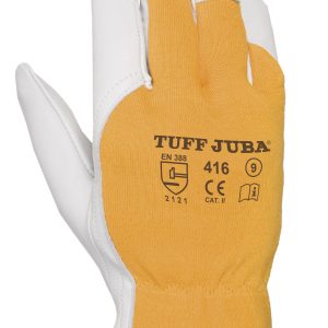 GUANTE PIEL FLOR CABRA DORSO A