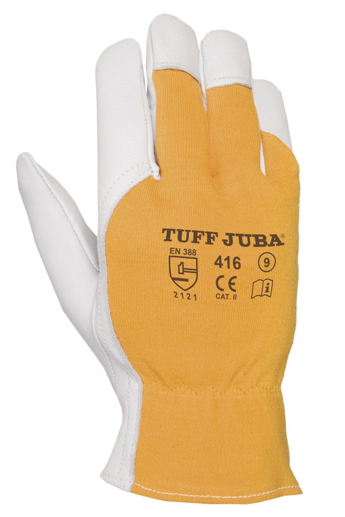 GUANTE PIEL FLOR CABRA DORSO A