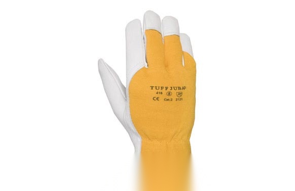 GUANTE PIEL FLOR CABRA DORSO A