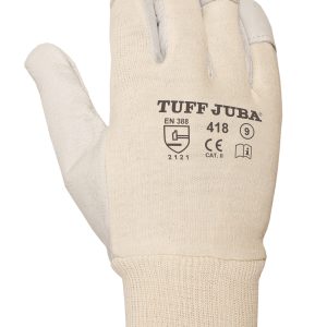 GUANTE PIEL FLOR CABRA DORSO A