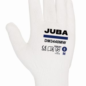 GUANTE NILON PESO MEDIO BLANCO