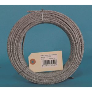 CABLE ACERO GALVANIZADO ROLLO