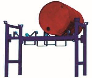 SOPORTE METÁLICO ALMACEN BIDON