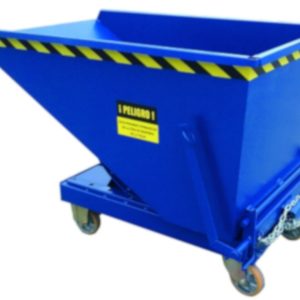 TOLVA BASCULANTE ACERO C/RUEDA