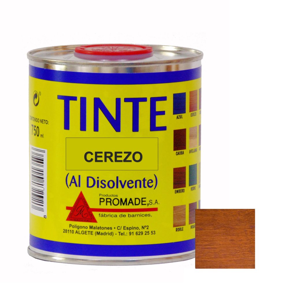 TINTE AL DISOLVENTE 375 ML CER