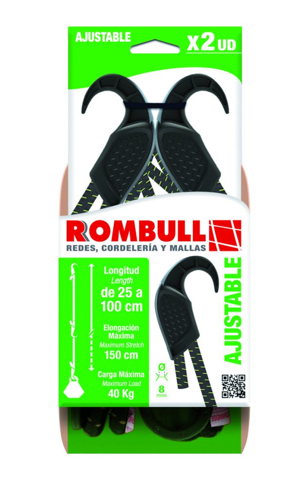 PULPO ELASTICO 100CM RDO NEG/V