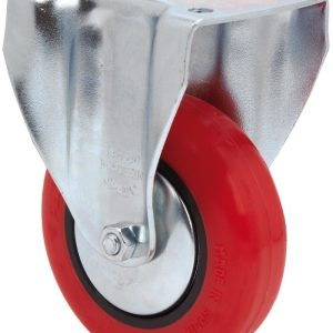 RUEDA FIJA POLIURE ROJO BH-PPI