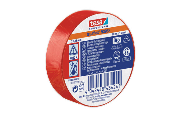 CINTA AISLANTE TESAFLEX ROJO 1