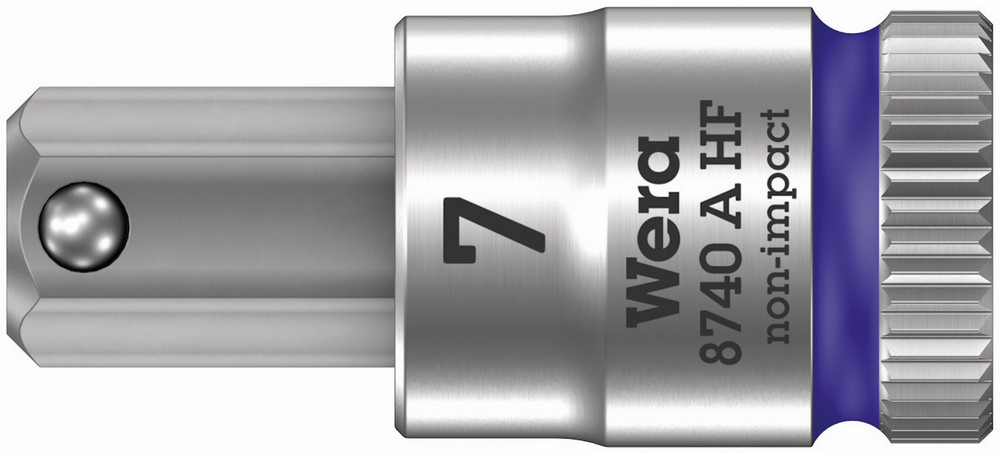 LLAVE VASO PUNTA HEXAG. 1/4 07