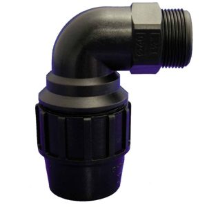 CODO 90º R/M PP Ø 50MM-1 1/2"