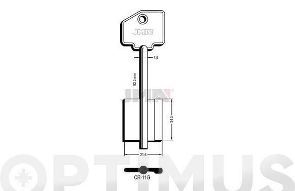 LLAVE LATON JMA CR-11G