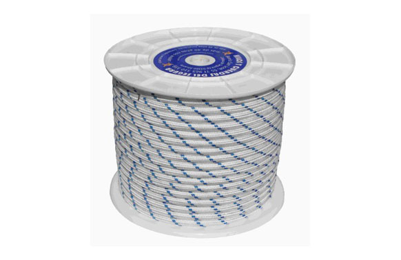 CUERDA TRENZ. 06MM BL/AZ 200 M