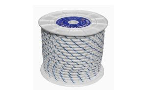 CUERDA TRENZ. 20MM BL/AZ 100 M