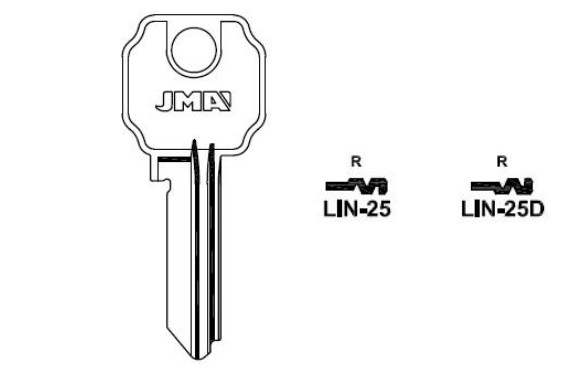LLAVE ACERO JMA LIN-25D