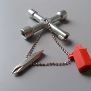 LLAVE CABINA CONTROL GAS-AGUA-