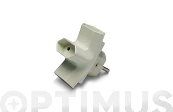 ADAPTADOR 10A-250V 40X90X80 3T