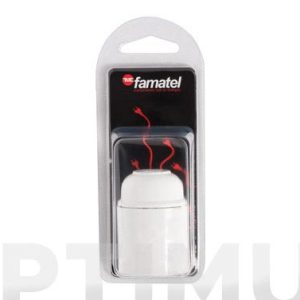 PORTALAMPARAS E27 60X147X50 BL