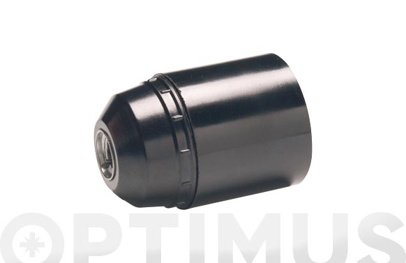 PORTALAMPARAS E27 39X55X39 NEG